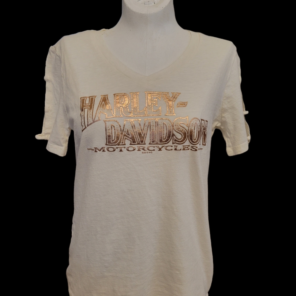 Black Widow Harley Davidson women's medium tshirt